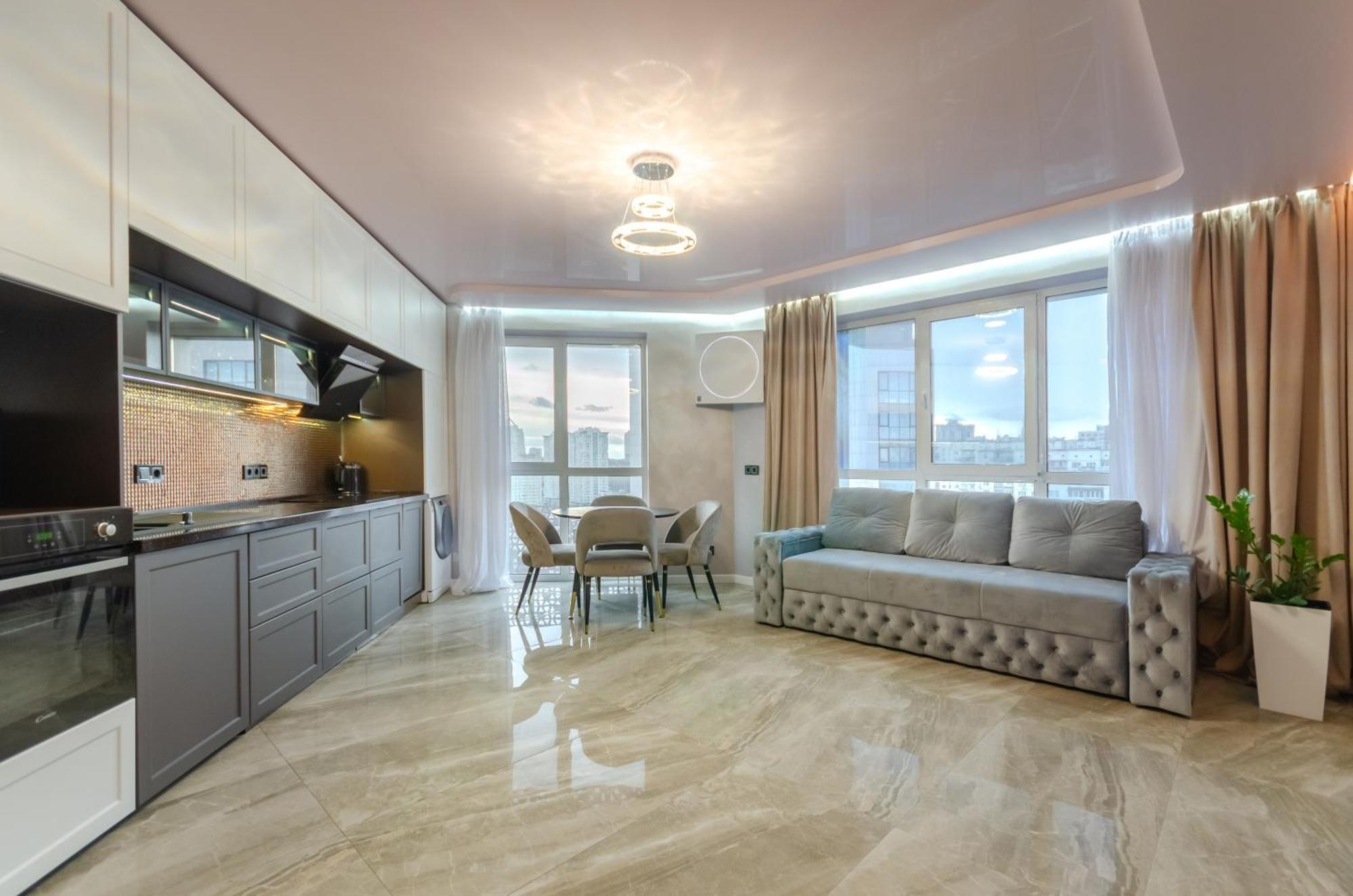Апартаменты Petrovdom 109-200 In Spacious 2 Bedroom At Rc Kvartet, 16г Vasyl Lypkivskyi Street